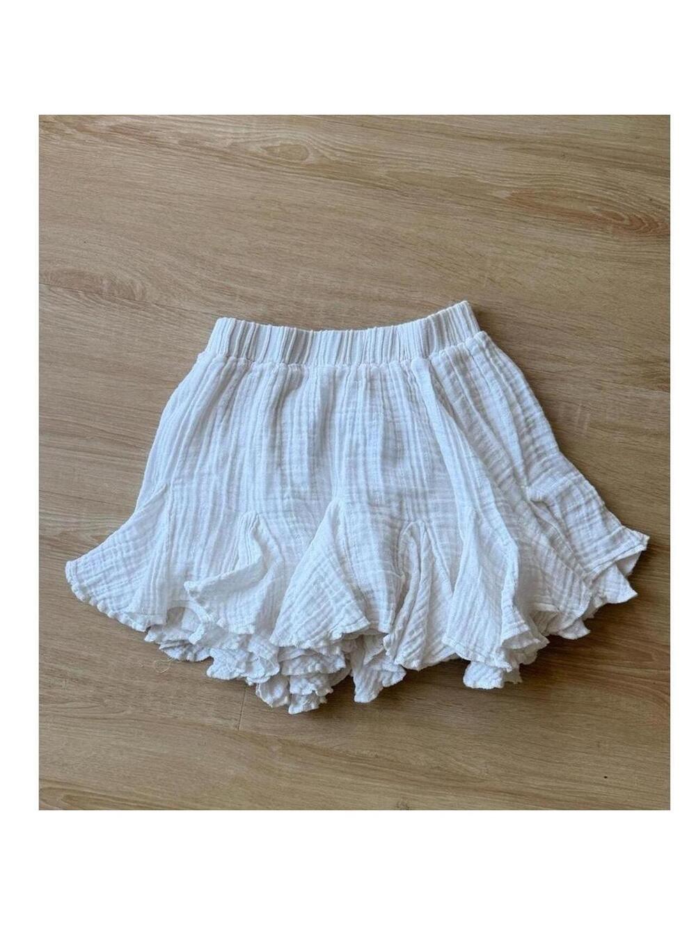 Chic Le Frique Lightweight Flowy Ruffled Skirt